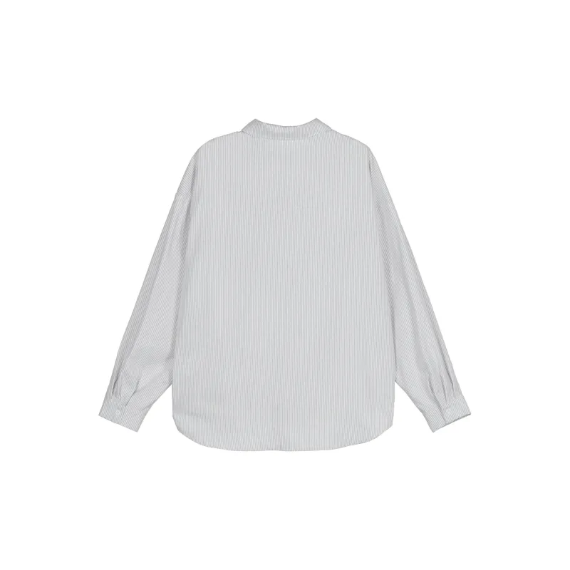 ZUOBEIKA Shirt Women's Gray White-1