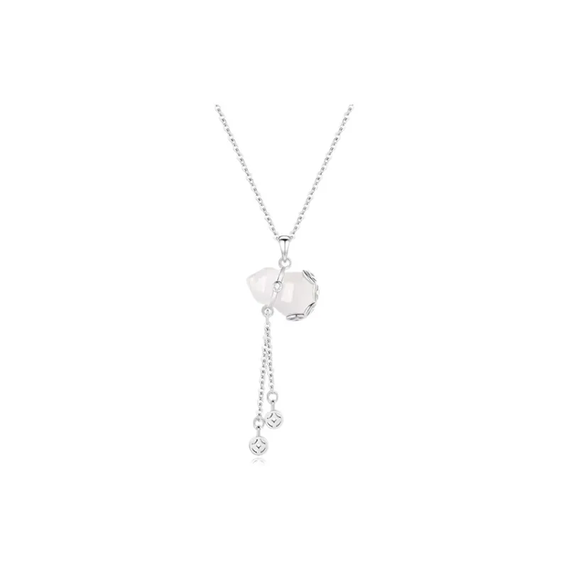 JIACUIYUN Colored Glaze Necklaces Women's-4