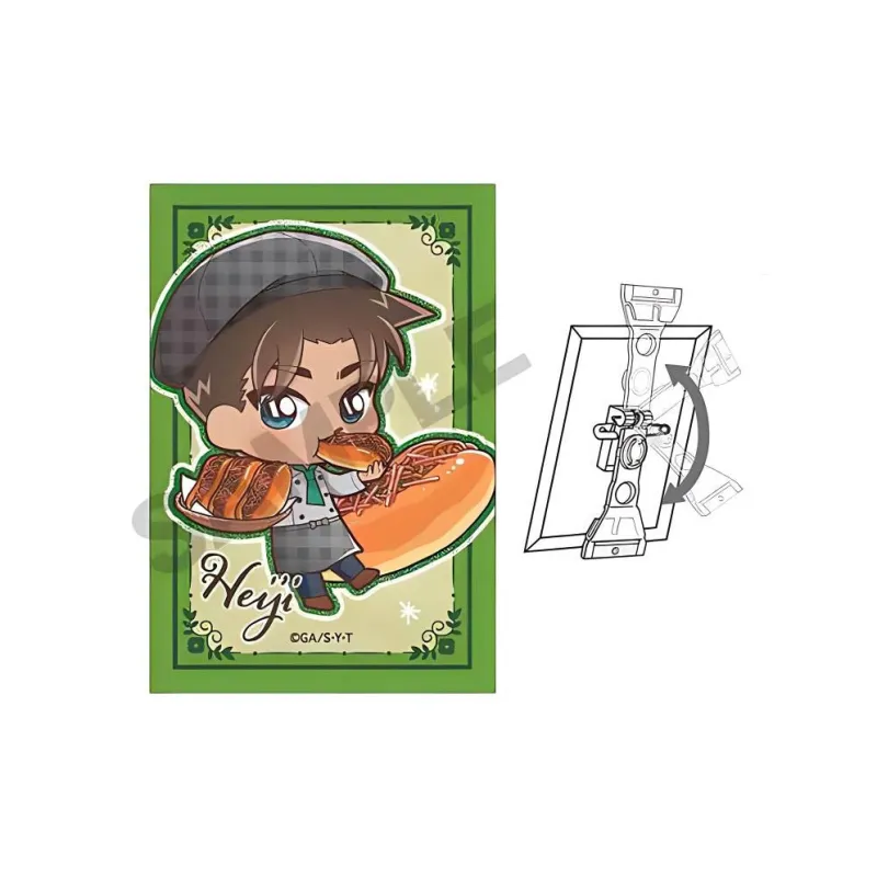 GuGuGuGu Crux Detective Conan Case Closed Bakery Collection Instant Badges-5