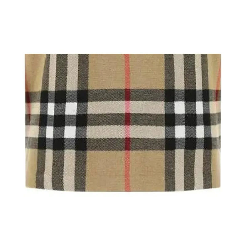 Burberry Vintage Check Short-Sleeved Knitted T-Shirt-4