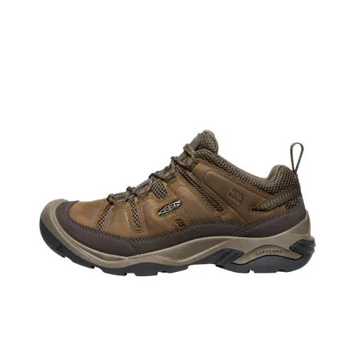 KEEN Circadia Vent Slip Resistant Grip Low Top Hiking Shoes Men's Brown