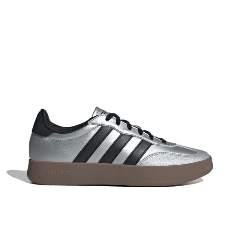 Adidas Nizza 2 Anti Slip Wear Resistant Low Top Skateboard Shoes Unisex Silver-1