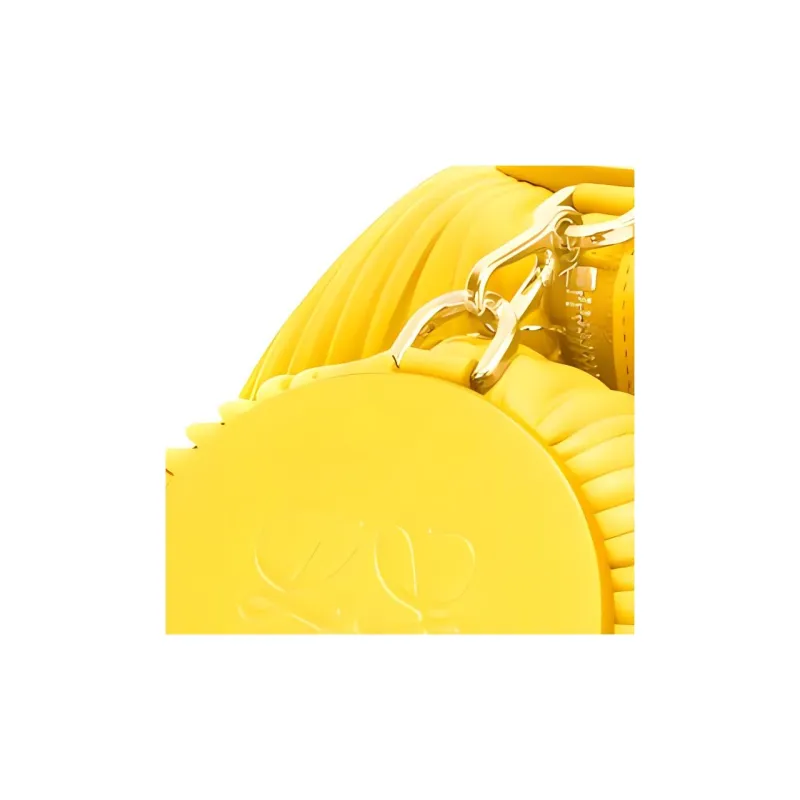 LOEWE Bracelet Cow Leather 3-in-1 Shoulder Bag Women's Lemon-3