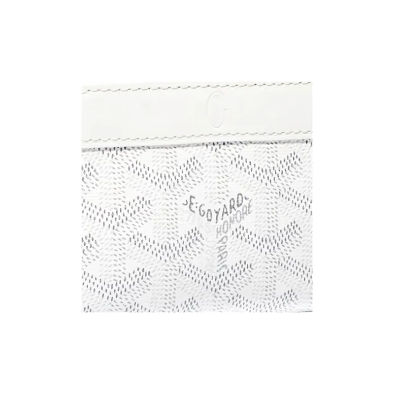 GOYARD MATIGNON Canvas With Leather Wallets Coin Purses Mini Women's White-3