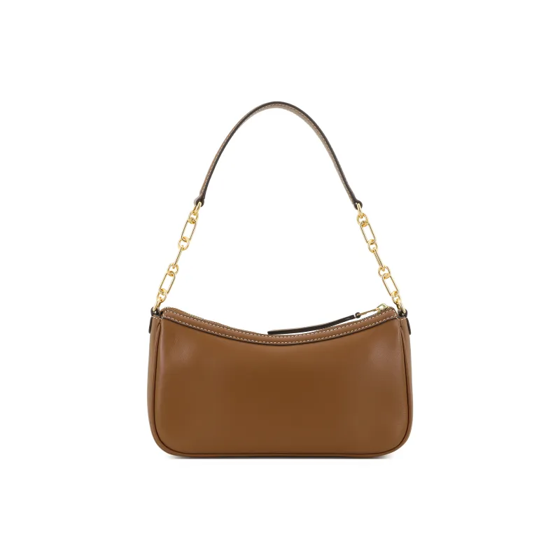 TORY BURCH Leather Portable Crossbody Bag Shoulder Bag Women's Caramel-2