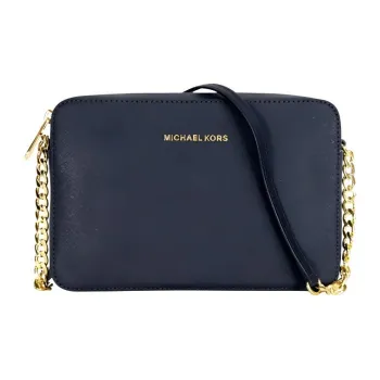 MICHAEL KORS MICHAEL KORS Handbag Collection Jet Set Travel Cow Leather Crossbody Bag Medium Size Women's Dark Blue