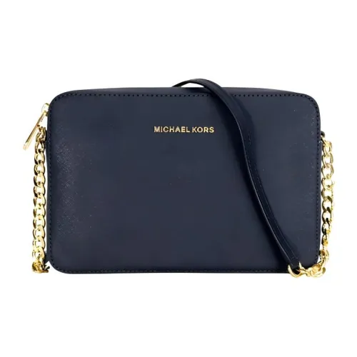 MICHAEL KORS MICHAEL KORS Handbag Collection Jet Set Travel Cow Leather Crossbody Bag Medium Size Women's Dark Blue