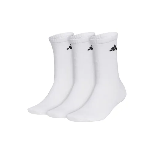 Adidas Stockings Unisex 3 Pack White