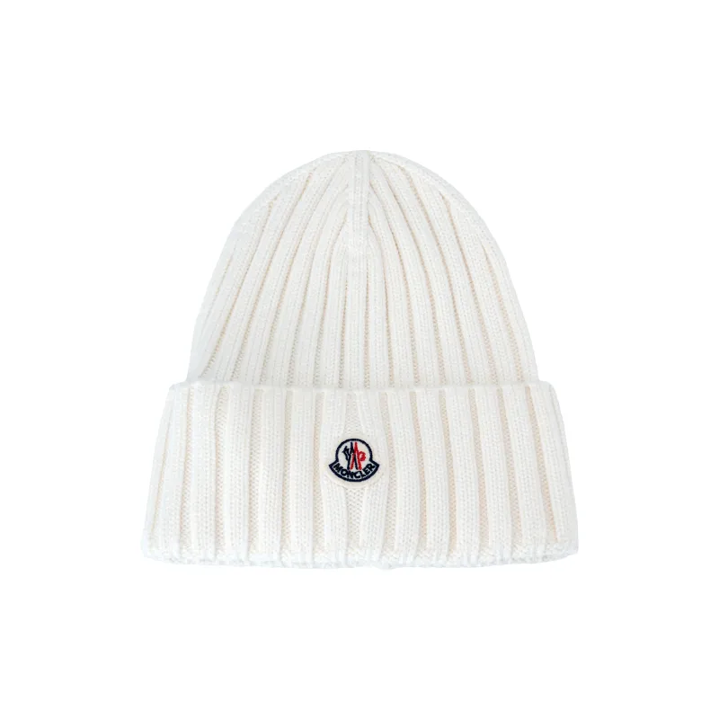 Moncler Ribbed Knit Beanie-0