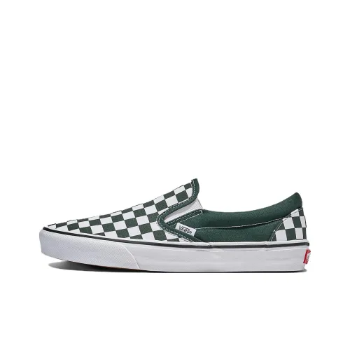 Slip On Classic Vans 'Checkerboard Scarab Green'