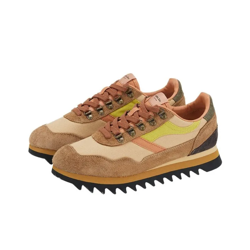 Norman Walsh ENS Series Wear Resistant Low Top Casual Shoes Unisex Beige Brown-2