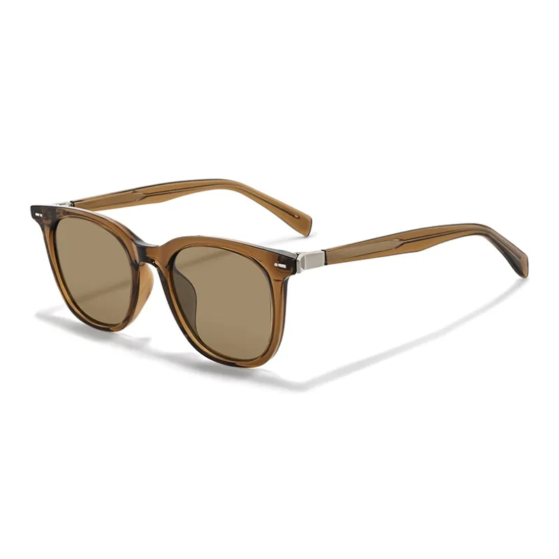 Sagawa TR/Memory Plastic Plate Round Sunglasses Unisex-2