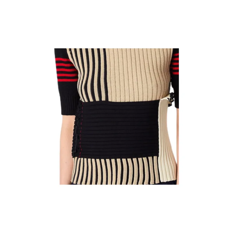 Bottega Veneta Patchwork Top-5