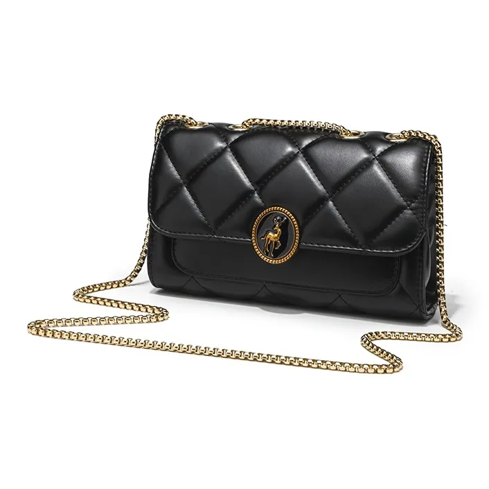 OKEKE PU Shoulder Bag Women's Black-3