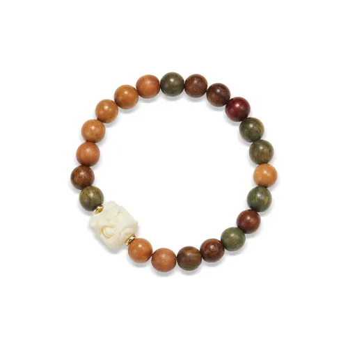 Gianina Golden Sandalwood Wooden Bracelets Unisex