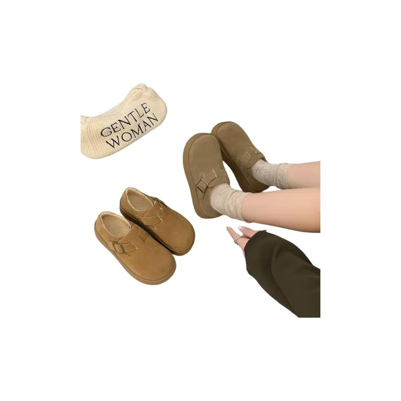 Yamada Hyakuju Home Slippers Chestnut Antelope Brown-8