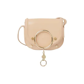 See By Chloe Hana Smooth Cow Leather Crossbody Bag Shoulder Bag Women's Nude