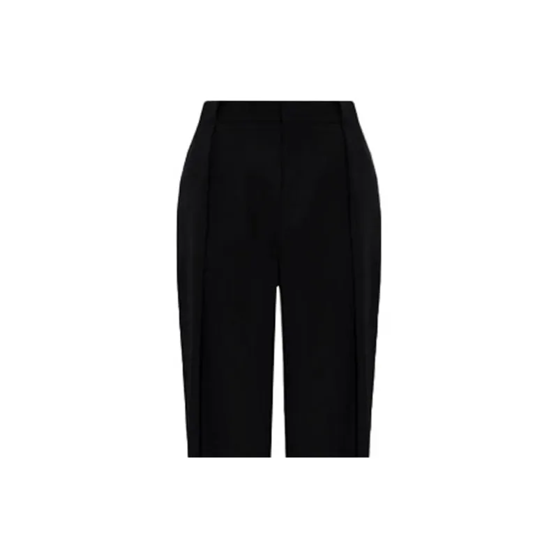 BALMAIN Pleat Detailed Wide Leg Trousers-1