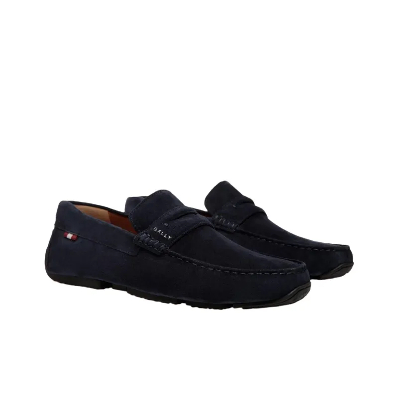 BALLY Logo embroidered Loafers-2