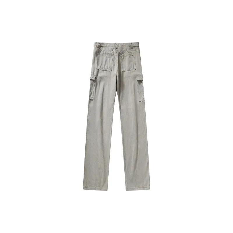 FLIM Casual Pants Unisex Apricot-8