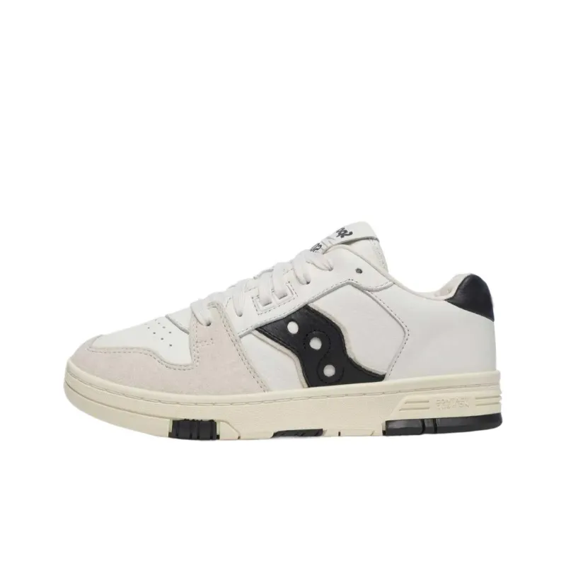Saucony Abrasion Resistant Low Top Casual Shoes Unisex Beige Black-0