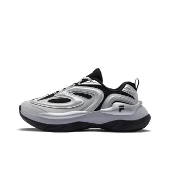 FILA FUSION BUZZARD Meteor Shoes Wear resistant And Lightweight Low Top Casual Shoes Men's Black Gray