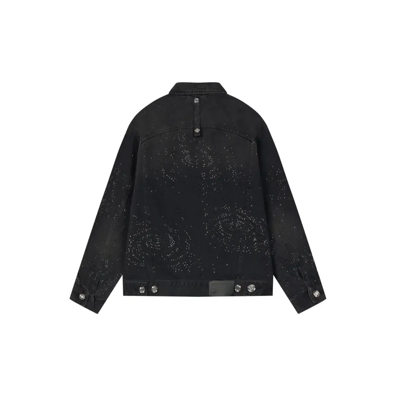 Palladium Denim Jacket Unisex Lead Black-1