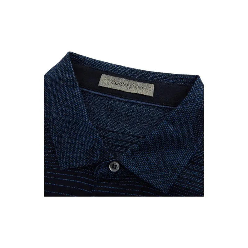 CORNELIANI Polo Shirt Men's Blue Gray-4