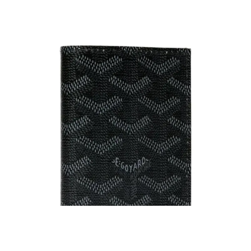 GOYARD Saint Pierre Canvas Card Holder Unisex Pitch Black-3