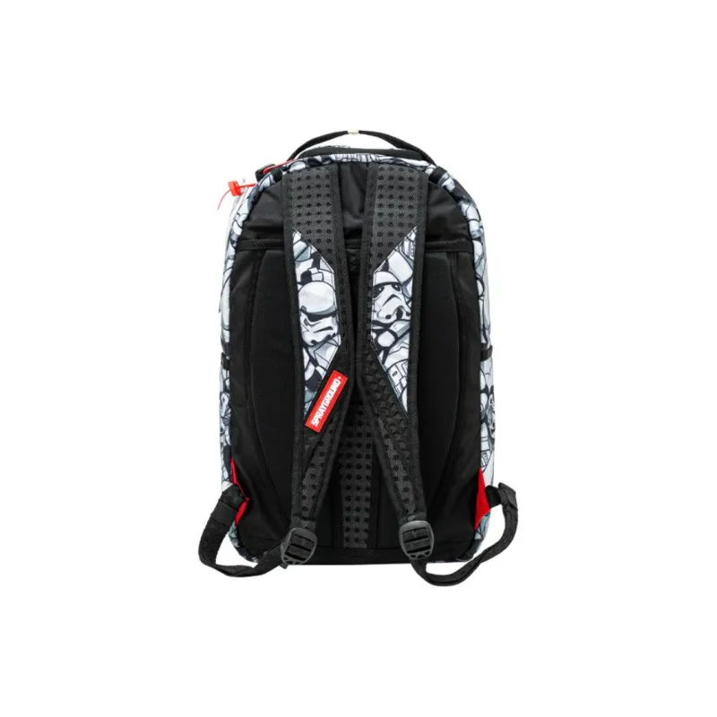 SPRAYGROUND Star Wars Collaboration Artificial Leather Backpack Regular Unisex Silver Gray-2