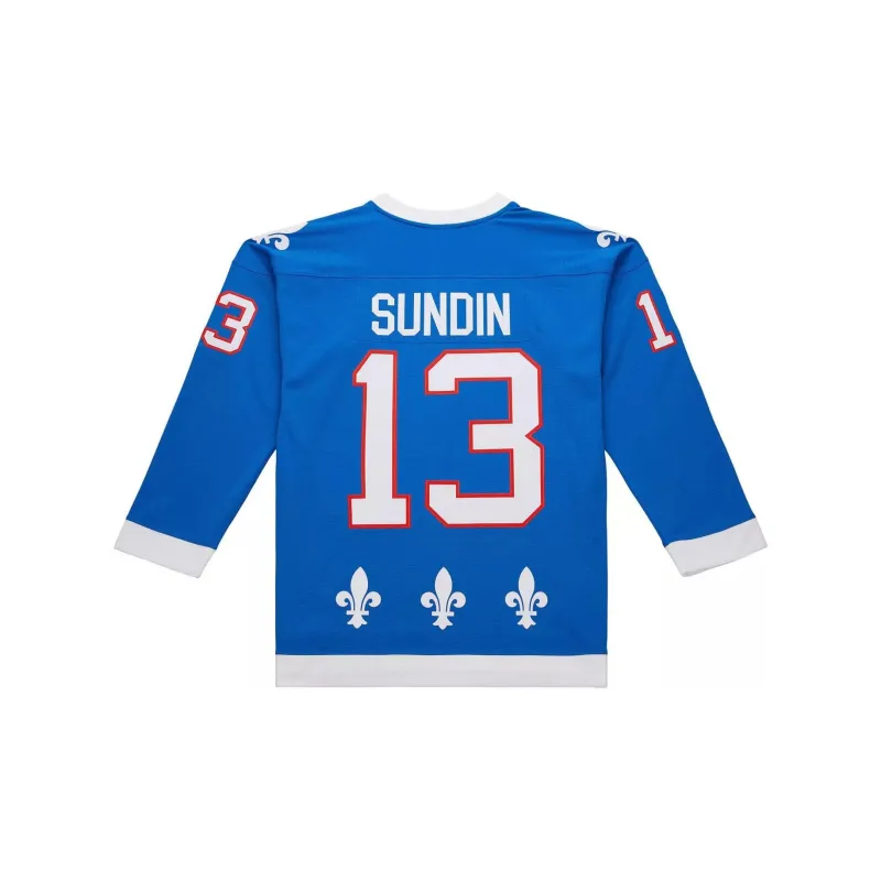 Mitchell Ness Nhl Dark 'Nordiques 1992 Mats Sundin' Jersey-1