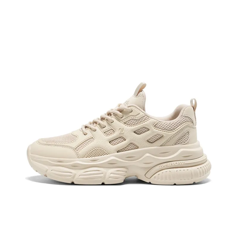KYMOOU Anti-Slip And Wear-Resistant Height Increasing Low-Top Chunky Sneakers Men's-6