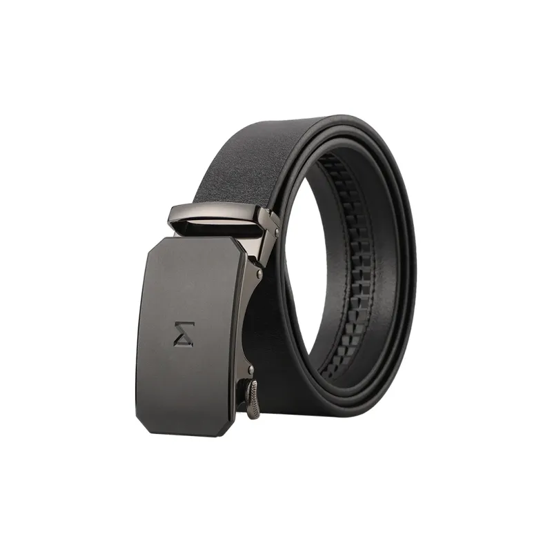 15 MINS Cow Split Leather Belts Men's Width  3.5cm-0