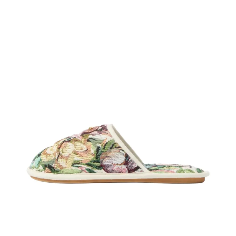 Valentino Closed Toe Slippers Men's White-0