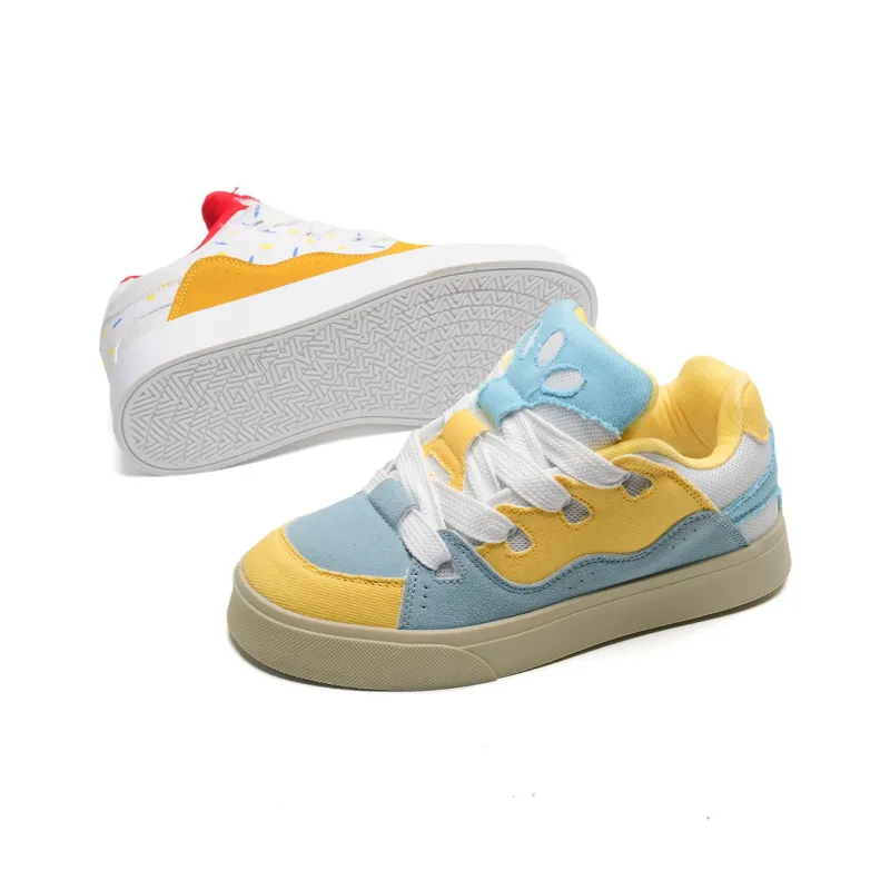 Teddy Bear Collection Slip Resistant, Abrasion Resistant, Breathable Low Top Skateboard Shoes Unisex-16