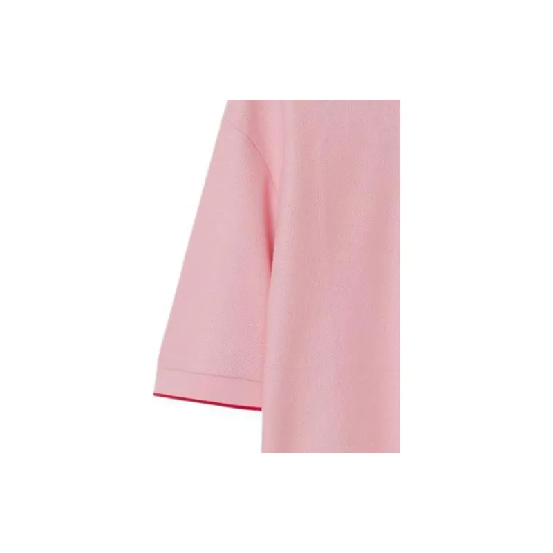 Burberry FW24 Polo Shirt Men's Soft Floral Pink-2
