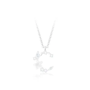 PRETTY DIARY S999 Fine Silver Necklaces Women's