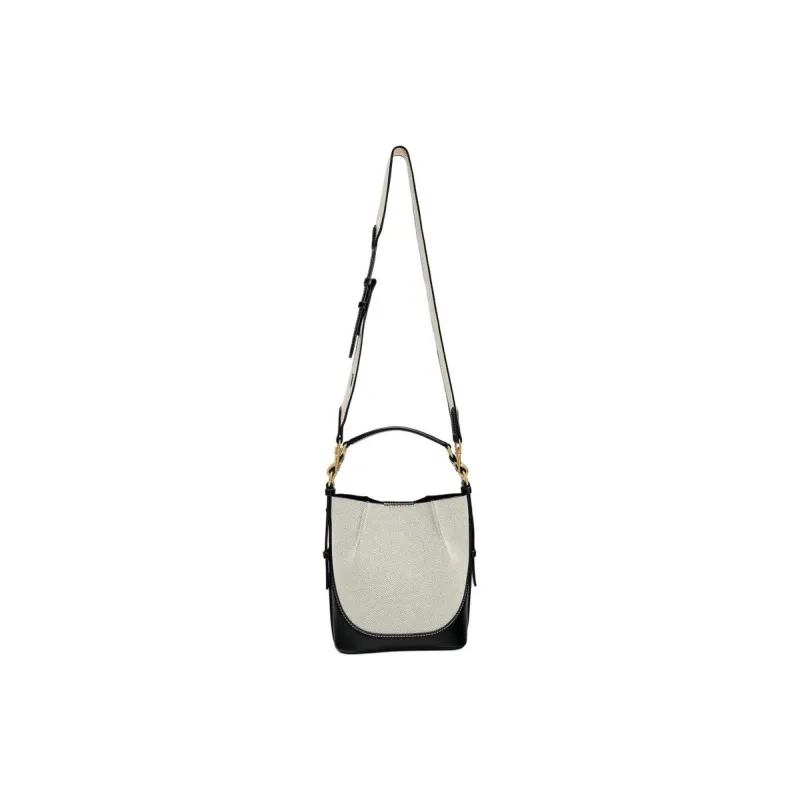 ZARA Cotton Bucket Bags Handbags Women's White-2