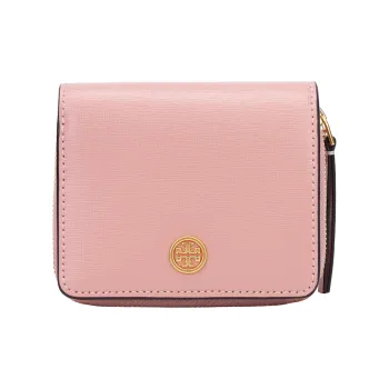 TORY BURCH Leather Wallet Women's Pink