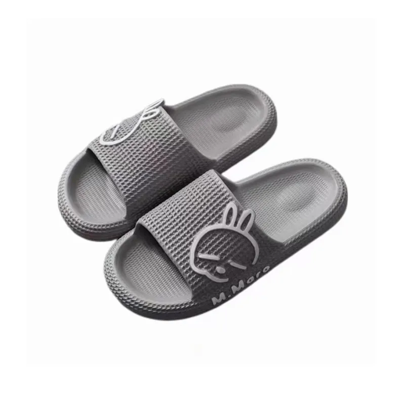 MashiMaro Home Slip Resistant Slippers Shrimp Pink/Light Green/Ecru/Purple/Dark Blue/Beige Gray/Black/Coffee-4