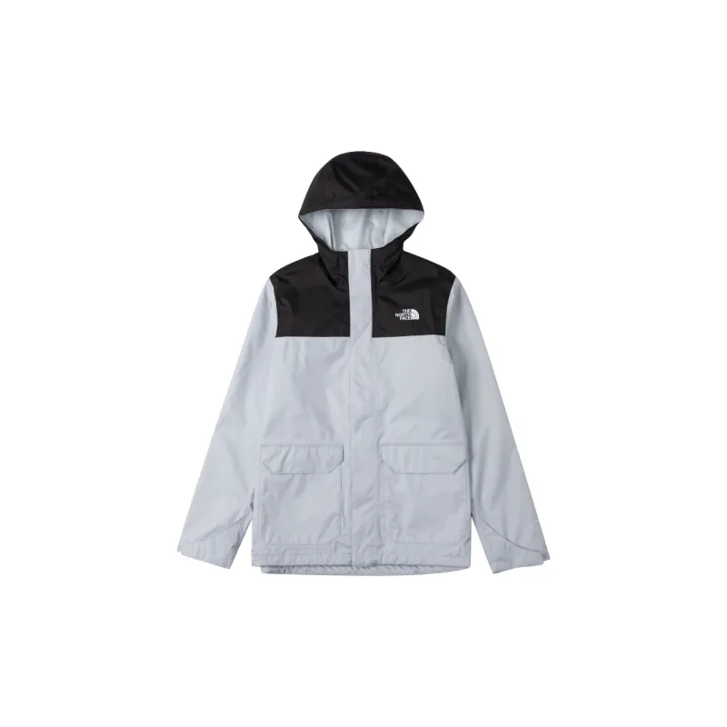 THE NORTH FACE Waterproof, Windproof, Abrasion Resistant, Thermal Windbreaker Jacket Men's Gray-0
