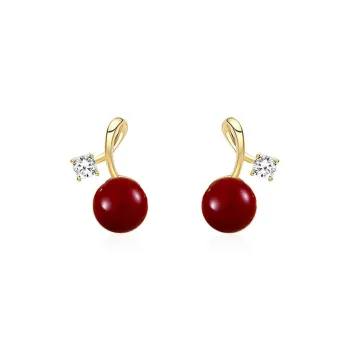 ONEKISS Gold Plated Copper Earrings Women's