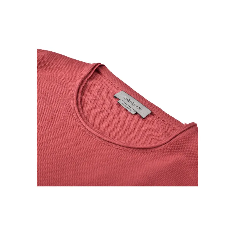 Corneliani T Shirts Men Red-2