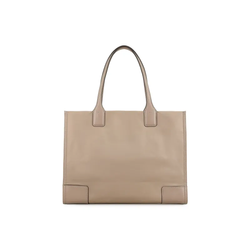 TORY BURCH Ella Polyamide Tote Bag Shopping Bag Shoulder Bag Handbag Small Size Women's Gray-2