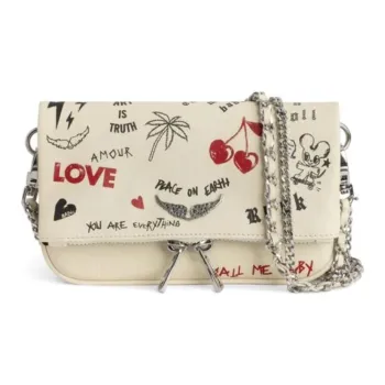Zadig & Voltaire Rock Nano Love Tag Mini Bag