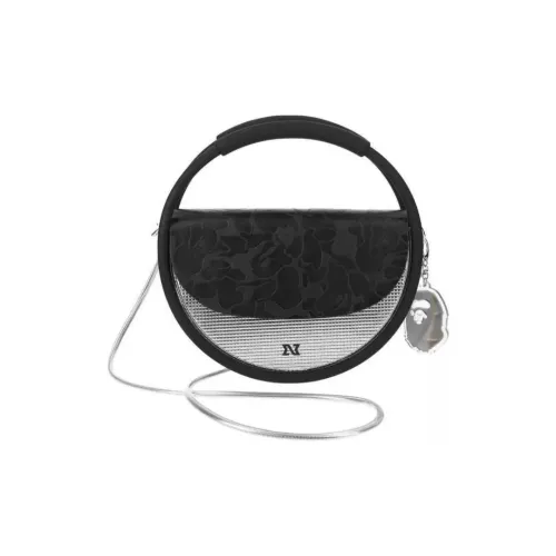 A BATHING APE ATBC One Shoulder Handbags Women's Black