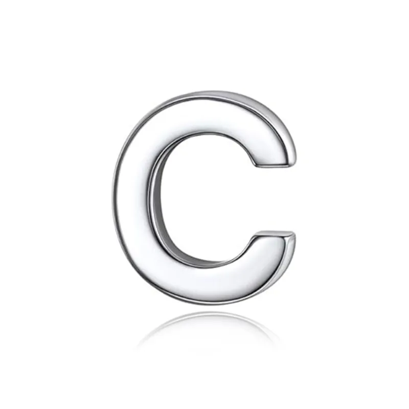 LINGJIE S925 Silver Stud Earrings Unisex-2