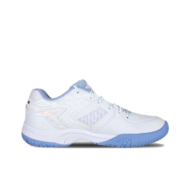 VICTOR 9200TD Abrasion-Resistant Slip-Resistant Low-Top Badminton Shoes Unisex White Blue-1