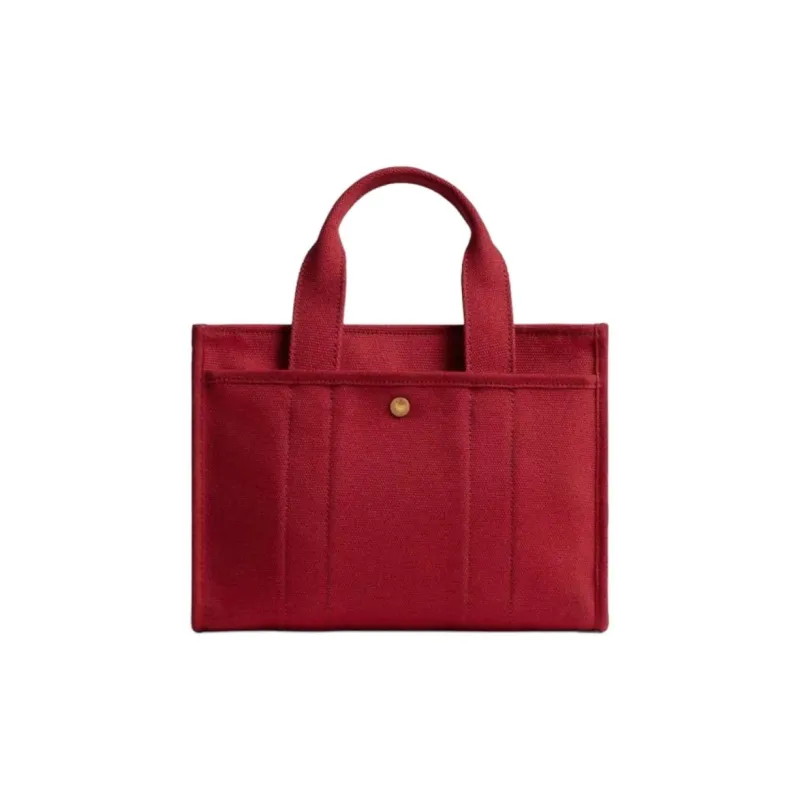 COACH Cargo Fabric Tote Bag, Shopping Bag, Shoulder Bag, Handbag Medium Size Women's Ruby Color-2