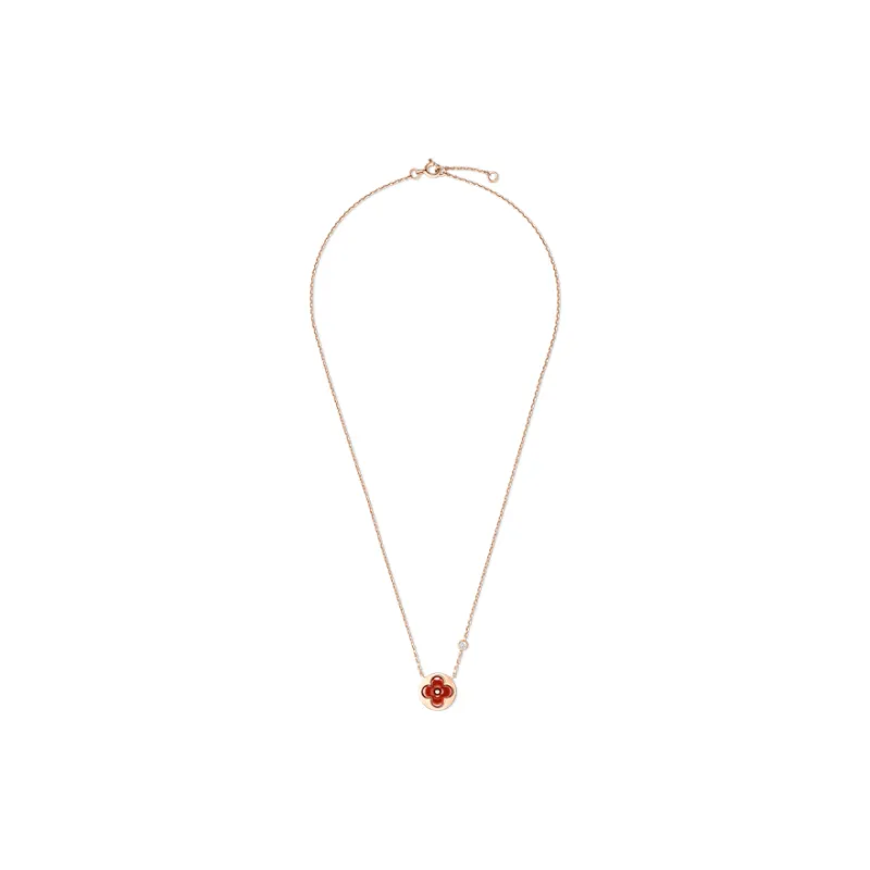 LOUIS VUITTON 18K Gold Necklaces Unisex Gold-2
